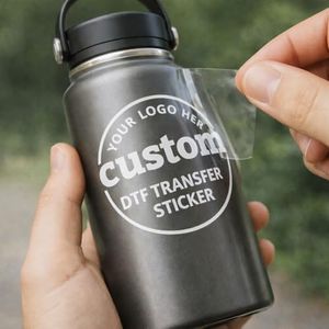 Transfer Any Graphic, Text, Design,Custom Vinyl Transfer Decals,Personalized DTF Label,Waterproof Vinyl Stickers for Glass Cups, Mugs, tumblers, Water Bottles, Jars, Packaging,Coffee Cup