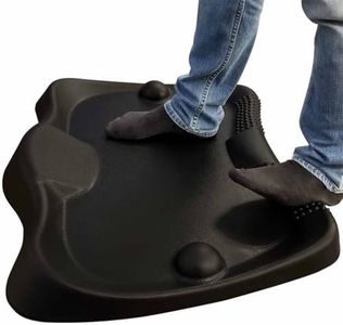 MotionGrey Cushioned Standing Desk Mat - Comfortable Anti Fatigue Mat - with Supportive Thick Kitchen Mat Foam - Perfect Standing Comfort Mat for Standing Desk with Ergonomic Ridge Pattern Surface