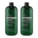 Botanic Hearth Peppermint Shampoo and Conditioner Set |for Men and Women| 16 fl oz X 2 pack