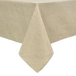 Hiasan Faux Linen Rectangle Tablecl