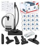 Miele Complete C3 Cat and Dog Canister HEPA Canister Vacuum Cleaner with SEB228 Powerhead Bundle - Includes Performance Pack 16 Type GN AirClean Genuine FilterBags + Genuine AH50 HEPA Filter