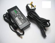 FOR SONY VAIO PCG-7185M LAPTOP CHARGER AC ADAPTER 19.5V 4.7A 90W MAINS BATTERY POWER SUPPLY UNIT INCLUDES POWER CORD C5 CABLE MAINS CLOVER LEAF 3 PRON