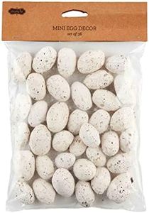 Mud Pie Mini Egg Filler Set, 2" x 2", White