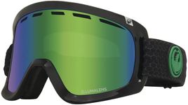 Dragon Alliance D1 OTG Ski Goggles, Black, Split/Luma Green Lens