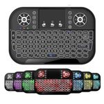 Mini Wireless Keyboard 2.4G Air Mouse Remote Controller Touchpad Mouse Portable Handheld Qwerty Keyboard for Windows Mac Linux Google Android Smart TV Box HTPC PC Stick IPTV Raspberry PI kodi PS3 PS4