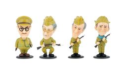 Sporting Profiles Dads Army Official Mini Bobblehead Bobble Buddie Set of 4 Figures - bagged