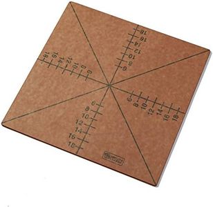 American Metalcraft MPCUT4 Pizza Slice Cutting Guide, 19.3" Length x 0.4" Width, Brown