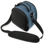 Vangoddy PT_CAMLEA993_DMCC7 Panasonic Lumix Mirrorless Digital SLR Camera Case Bags & Cases, Blue, Compact