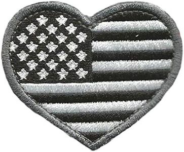 Gadsden and Culpeper Tactical Heart USA Patch-Black