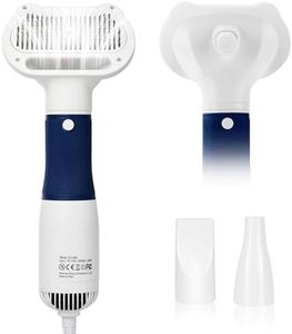 Professional Pet Grooming Dryer 3-in-1 Dog Blow Dryer with Brush, Adjustable Temp, Quiet & Portable