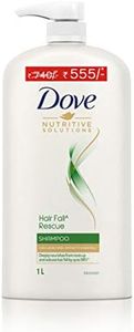 Dove Hair Fall Rescue Shampoo For Weak Hair Prone To Hairfall, Deeply Nourishes From Roots Up And Reduces Hair Fall By Up To 98%, 1 Ltr