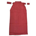 ZooBoo Mens Kendo Aikido Hapkido Martial Arts Sportswear Hakama (XL/180, Red)