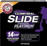 ARM & HAMMER Platinum Cat Litter, Slide, Complete Odour Sealing with 14 Days of Odour Control, Multi-Cat, Hard Clumping Clay, 99.99% Dust Free, 8.16kg (Pack of 1)