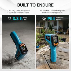 Tilswall Infrared Thermometer – Digital Non-Contact Temperature Gun