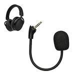 kwmobile Microphone Compatible with Kingston HyperX Cloud Mix - Replacement Mic for Gaming Headphones - Black