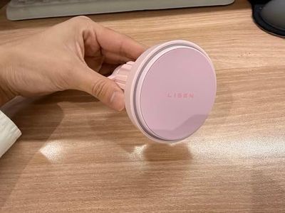 LISEN 15W MagSafe Car Mount Charger,[Light Pink] Magnetic Wireless Car Charger, Dashboard & Air Vent Car Phone Mounts, Magnetic Phone Holder for Car Mount for iPhone 17/16/15/14/13/12, Samsung Pixel