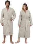 HOMELEVEL 100% Cotton Bathrobe - Ab