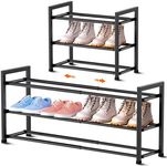 Bumusty 3-Tier Expandable Shoe Rack