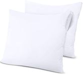 Utopia Bedding Waterproof Zippered Pillow Protectors (Standard Size - 65 x 65 cm) - Pack of 2 - Anti Bed Bug and Dust Mite Proof Pillow Encasement