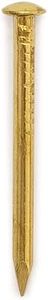 Hardware Philosophy Pure Brass Nails, 1.1-Inch, Bag of 100 - Decorative Finishing Tacks for Antique Restoration, Cabinetry, Furniture, and Door Hardware