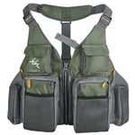 NewShot Fly Fishing Vest, Multi Pockets Jacket Fishing Vest for Men, Women