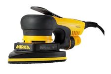 Mirka DEOS Delta Direct Electric Orbital Sander Triangle Delta Tool 663XCV / 4 x 6 x 6 inch / 3mm Orbit/Dust-Free Sanding / MID6630201US,Yellow/Black