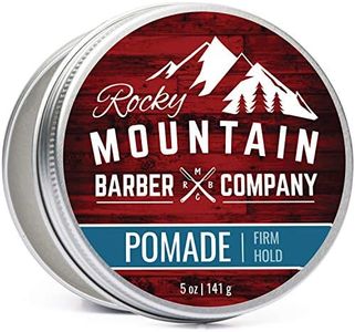 Pomade for Men - Classic Hair Styling Tool Product - 150ml Tub with Strong Firm Hold for Side Part, Pompadour & Slick Back Looks - Medium Shine & Easy to Wash Out - Water Based