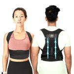 AMPLIFITPRO Posture Corrector Back Support Belt For Back Pain Relief,Back straightener,shoulder Support For Men&Women,Breathable Neoprene Fabric(Universal Size)