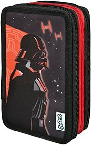 Scooli - Astuccio Scolastico Tripledecker Star Wars - Grande Astuccio Scolastico con matite di Alta qualità - Pratico e Funzionale - a Partire dai 6 Anni