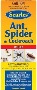Searles Ant, Spider and Cockroach Killer, 200ml