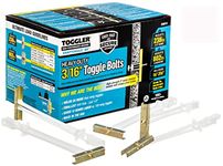 TOGGLER SNAPTOGGLE BA Toggle Anchor, Zinc-Plated Steel Channel, Made in US, 3/8" to 3-5/8" Grip Range, for 3/16"-24 UNC Fastener Size (Pack of 100)