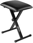 Melodic Keyboard Bench Piano Stool Chair Adjustable 3-Level Folding Seat