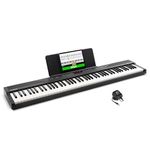 Alesis Recital Play 88 Key Keyboard Piano with 480 Sounds, Speakers, USB MIDI, Sheet Music Tablet Rest, Power Adapter and Piano Lessons for Beginners