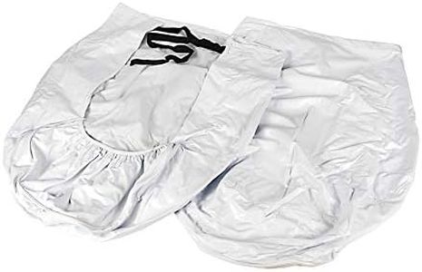 Camco 45323 Vinyl Wheel & Tire Protector, 2 pack (30 inches-32 inches , White)