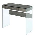 Convenience Concepts SoHo Glass 36" Desk