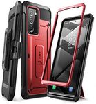 SUPCASE Unicorn Beetle Pro Series Case for Samsung Galaxy Note 20 Ultra (2020 Release), Full-Body Rugged Holster & Kickstand Without Built-in Screen Protector (Metallic Red)