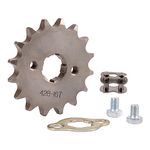 WOOSTAR Motorcycle 428-16T Front Sprocket 20mm for 50cc 70cc 90cc 110cc 125cc Dirt Pit Bike Mini Bike ATV 4 Wheeler Moped