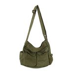 TYTOGE Large Capacity Hobo Crossbody Bag, Canvas Messenger Crossbody Bag Messenger Bags Travel Shoulder Bag with Multiple Pockets Casual Bags Shoulder Tote Bag for Women and Men