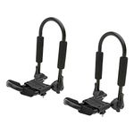 CURT 18320 Fully Adjustable Aluminum Universal Kayak Roof Rack Carrier, 2-Pack