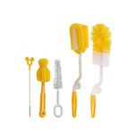 Adore Bottle Nipple and Straw Cleaning Kit, Multi Color Feeding Bottle Cleaner Brush (Cleaning Brush Kit) (5 in 1 Kit)