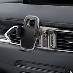 ELOHEI for Mazda CX5 Phone Holder with Custom Base, Car Phone Holder for 2017-2024 Mazda CX5 Accessories, Specifically Design Mazda CX5 Phone Mount for 4.7-7 in Phones