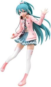 Sega Project Diva Arcade Future Tone Hatsune Miku Super Premium Action Figure Ribbon Girl, 9"