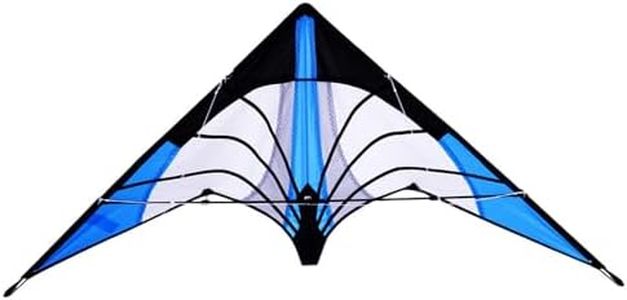Stunt-Designed & Responsive, for Beach Kite Flying & Skill Competitions, Durable, Precision Control & Stable, for Lawn, Beginners, Advanced Kite Flyers & Outdoor Stunt Shows