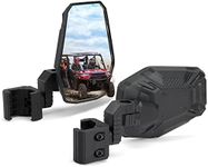 KEMIMOTO UTV Side Mirrors, UTV Rearview Mirrors Compatible with Pro-Fit Polaris Ranger General Can-Am Defender Maverick Trail,3-axis Rotation Breakaway Rear View Mirror