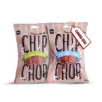 Chip Chops Combo of Chicken Tenders Dog Treat, 70 gms and Chicken Chips Dog Treat, 70 gms for Training, Rewards and Snacking