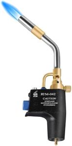 RTMMFG High Intensity Propane Torch Head, Trigger Start Gas Torch, Map Gas Torch Kit for Propane, MAPP and MAP/PRO，Solding, Welding, Brazing, Barbecue, Blow Torch（CSA Certified) (RTM-042)