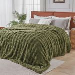 Lotus Karen Faux Fur Blanket Dark G