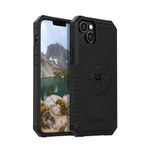 Rokform - iPhone 14 Plus Case, Rugged Series, Dual Magnetic, iPhone Cover with RokLock Twist Lock, Protective Apple Gear, Drop Tested Armor (Black)