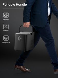 FOHERE Countertop Ice Maker – 14KG Daily Capacity