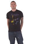 Prince T Shirt Purple Rain and The Revolution Official Mens Black XXXXXL